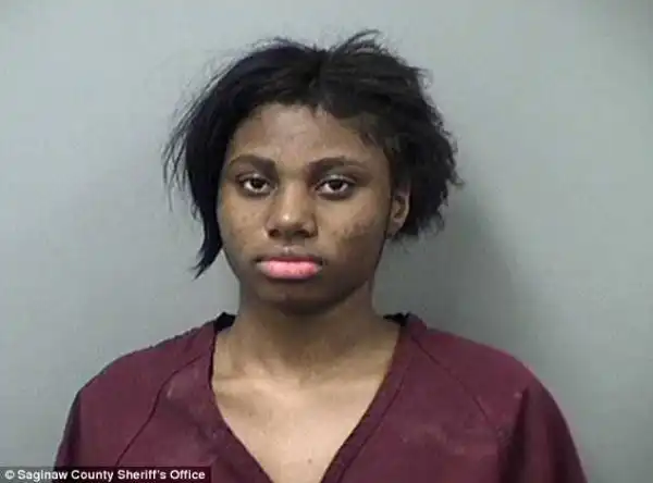 17-Year-Old Pretty Michigan Girl Arrested For R*ping Man At Knife-Point (Photos)